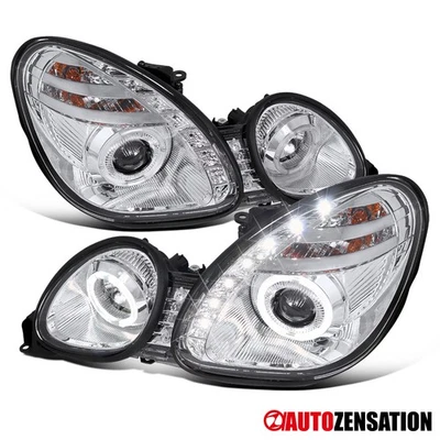 Fit 1998-2005 Lexus GS300 GS400 GS430 LED Halo Projector Headlights Head Lamps - Image 1 of 4