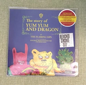 The Flaming Lips **RSD 7" PINK VINYL** The Story of Yum Yum and Dragon - Picture 1 of 2