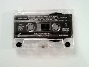 Lisa Stansfield Real Love Cassette 1991 Arista Chrome BASF - Picture 1 of 2