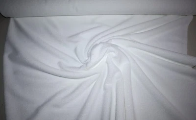 Micorfaser - Frottee, weiß, Breite: ca. 156 cm, Material: 100% Polyester - Bild 1 von 4