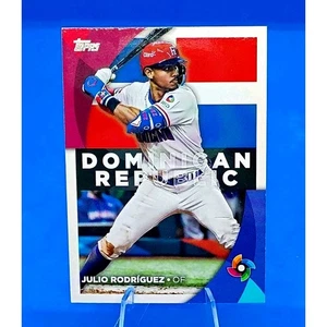 2023 Topps Series 2 - 2023 World Baseball Classic Stars Julio Rodriguez #WBC-24 - Picture 1 of 5
