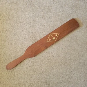 Vintage Alpha Sigma Psi pagaia in legno Fraternità 30 pollici - Foto 1 di 5