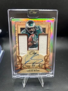 Panini One For All LeSean (Shady) McCoy Auto 2024/99 Eagles NFL SP - Imagen 1 de 2