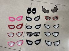 1 Pair Spiderman Mirror Lenses Masks Spider Lens Eye Mask Cosplay Costume Props