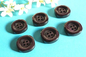 221C/ Superb Buttons 'Vineyard' Wine Lot 6 Buttons Ep. Vintage - Picture 1 of 4