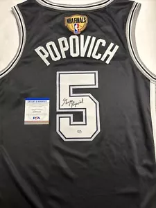 Maglia firmata Gregg Popovich PSA COA San Antonio Spurs edizione finale allenatore pop - Foto 1 di 4