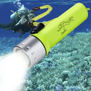 55000Lm LED Scuba Diving Flashlight Torch Underwater Light Lamp Waterproof UK - Picture 1 of 12