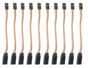 Walkera QR X350 PRO 10CM Servo Lead Extention (JR) 26AWG 10 x Wires N14E - Picture 1 of 4