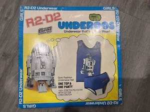 Vintage 1978 Underoos Star Wars R2-D2 Girls Small (4-6x) Underwear Set - Picture 1 of 2