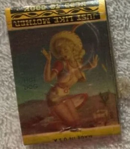 Vintage Pin-Up Girl Rita May Cafe Matchbook Cover - Picture 1 of 2