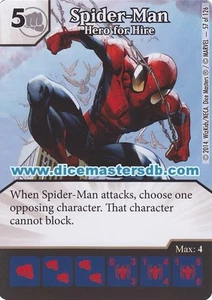 Spider-Man Hero for Hire #57 - Uncanny X-Men - Marvel Dice Masters - Picture 1 of 1