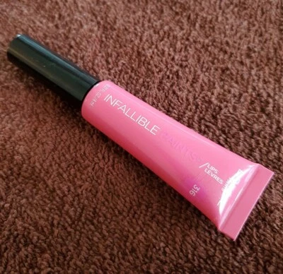 New L'Oreal Paris Infallible Paints 316 Wild Rose Liquid Lipstick - Image 1 of 2