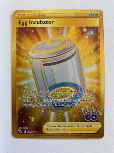 Egg Incubator 087/078 Gold Secret Rare Pokemon Card Near Mint  - Image 1 of 1