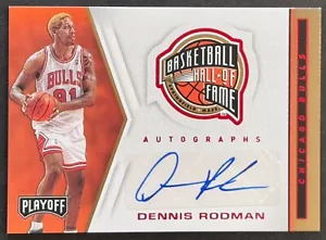 DENNIS RODMAN 2019-20 Playoff Chronicles Hall Of Fame HOF Auto CHICAGO BULLS - Picture 1 of 3