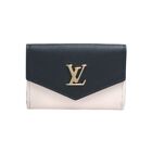 Louis Vuitton Portefeuil Rock Mini Me M80984 Noir/Crme/Rose Taurillon Leather W