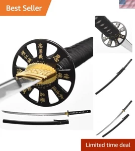 Traditional Samurai Katana - Hand Forged, Full Tang, Clay Tempered Carbon Steel - Picture 1 of 10