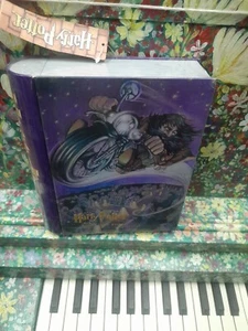 Vtg Harry Potter and The Sorcerer's Stone Tin Book Hagrid Decorative Storage Box - Picture 1 of 9