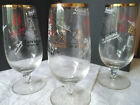 Lausitz Glas ;3 Biergläser , mit Trinkgruß; OLG; Oberlausitzer Glaswerk
