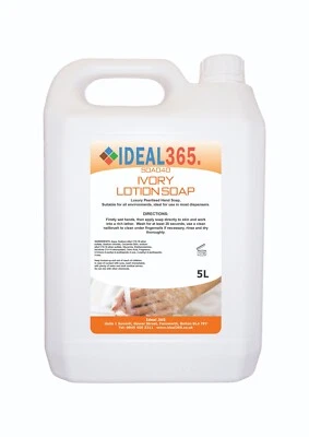 5L Ivory Luxury Hand Soap Pearlised Perfumed Rich Lather for Thorough Cleaning  - Image 1 of 4