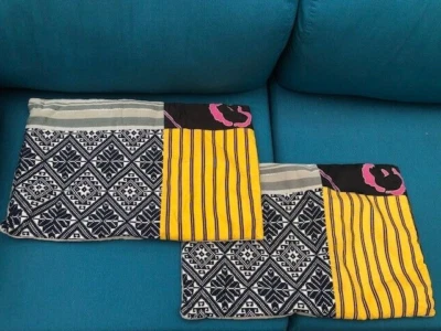 (2) Pottery Barn PB Counterpane Pauline Boyd Night Storm pillow cover 26x16 - Image 1 of 4