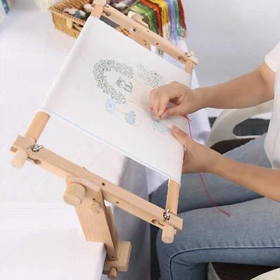 Cross Stitch Frame Stand Multifunctional Adjustable Professional DIY Embroidery - Image 1 of 4