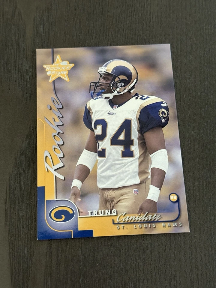 2000 Leaf Rookies & Stars /1000 #157 TRUNG CANIDATE St. Louis Rams ROOKIE RC - Image 1 of 2