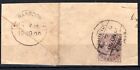 INDIA USED BURMA QV Stamp 1a Rangoon CDS Postmarks 1900 Piece SS3770
