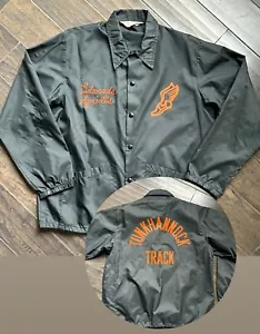 Vintage Don Alleson Coach’s Jacket Sz M 60s 70s Nylon Snap Track Windbreaker - Picture 1 of 11