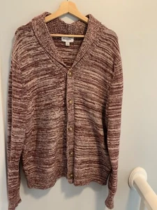 Goodfellow Maroon Men’s L Cardigan Sweater Button Up Target - Picture 1 of 5