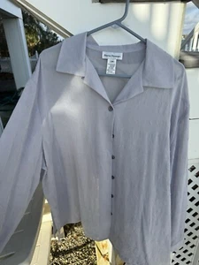 Rena Rowan 100% Purple Ply Blouse 22w - Picture 1 of 6