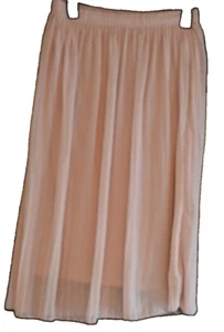Rock "Modissima" Gr. Large rosa mit rosa Futter. Polyester. Lang. Gebraucht - Bild 1 von 2