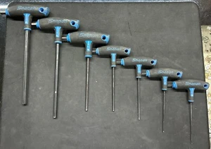 Snap On 7pc T Handle Allen Key Hex Metric Screwdriver Set AWSGM - Picture 1 of 2