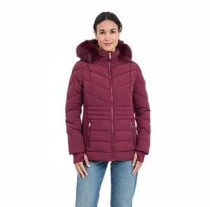 Women's London Fog Promo Fitted Puffer Jacket XL - Picture 1 of 12