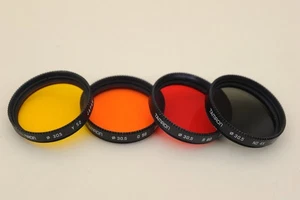 4 filtros Tamron rojo naranja amarillo ND 30,5 mm para Rollei 35s 35 se - Imagen 1 de 2