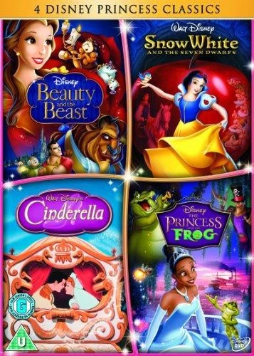 Cinderella/The Princess and the Frog/Beauty and the Beast/Snow White [DVD] - Image 1 of 1