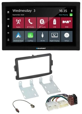 Blaupunkt 2DIN MP3 USB Bluetooth DAB Autoradio für Dacia Sandero Opel Vivaro Ren - Bild 1 von 4