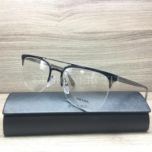 Auténticas gafas Prada VPR63U negras gris rutenio 1AB-1O1 54 mm - Imagen 1 de 5