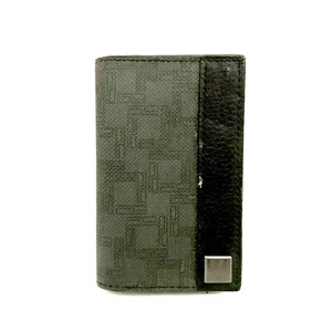 Dunhill Logo Plate Canvas Leather 6 Ring Key Case Green/7BG0107 - Imagen 1 de 8