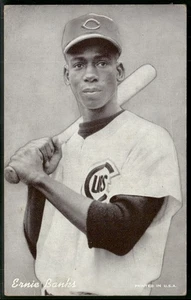 1947-66 Exhibits (W461) #NNO Ernie Banks VG - Picture 1 of 2
