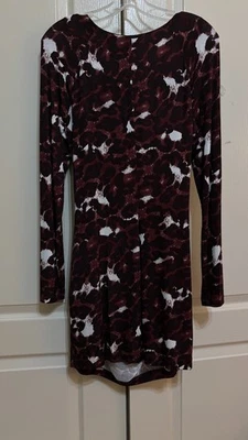 Vestido Ali Ro Marrón Acanalado Mangas Largas Jersey Forrado 8 Foto 1 de 4