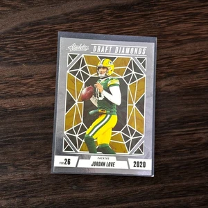 Jordan Love 2024 Panini Absolute Draft Diamonds #DD-JLE Green Bay Packers - Picture 1 of 2