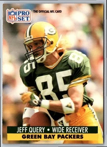 1991 Pro Set Jeff Query #160 Green Bay Packers Football Card - Picture 1 of 2