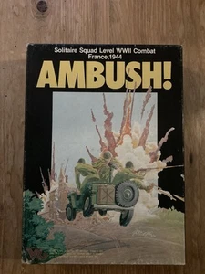 Ambush! Solitaire Squad Level WWII Combat France 1944 Victory Games - Picture 1 of 8