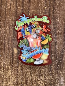 Vintage Margaritaville It's Five o'clock Somewhere Kühlschrankmagnet - Bild 1 von 5