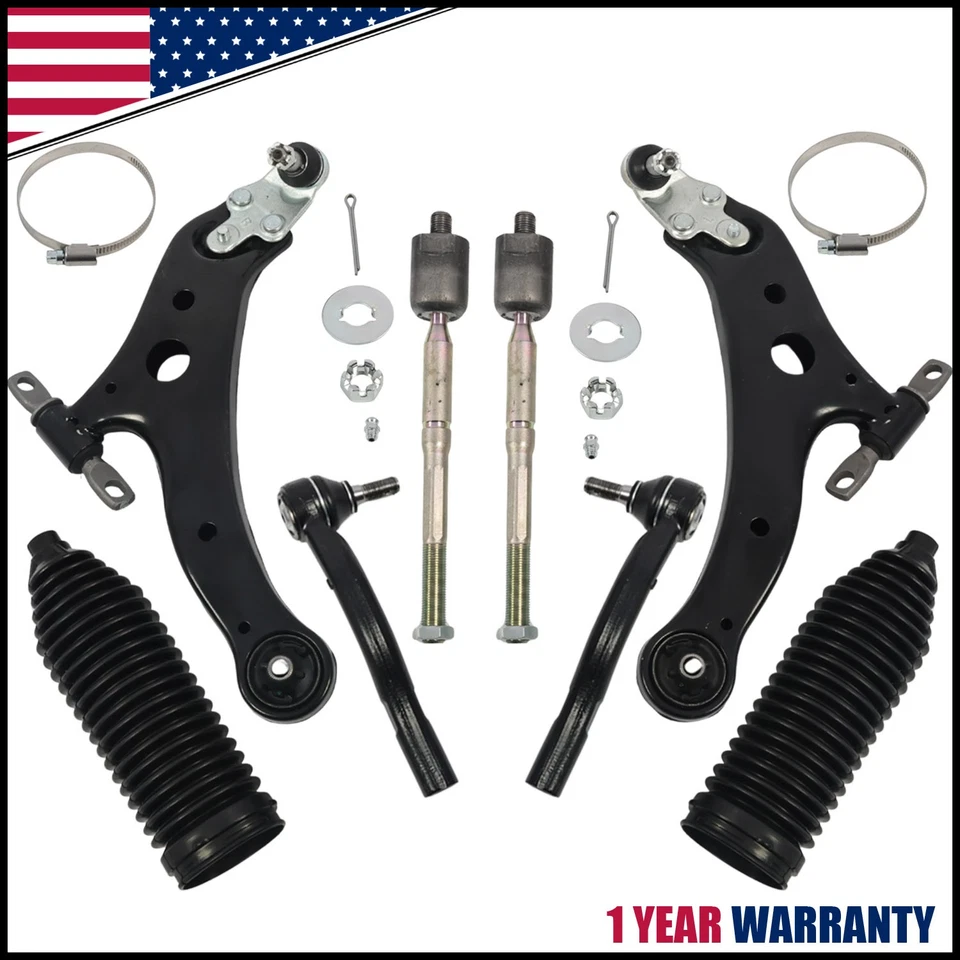 Brazos de control inferiores delanteros barras de amarre con botas para Toyota Avalon Camry Lexus ES350 Foto 1 de 4
