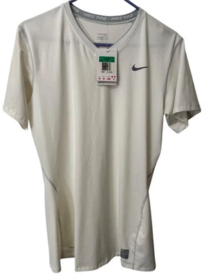 Женская белая тренировочная футболка Nike Pro Dri-Fit XL. Новый с Ярлыками - Изображение 1 из 3