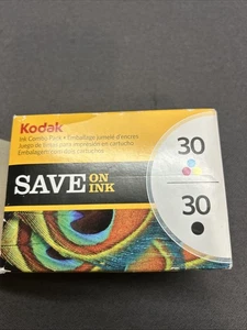 Kodak 30 Black And Tri-Color Genuine Ink Cartridges Combo Pack New  - Picture 1 of 4