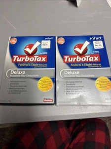 TurboTax Deluxe 2010 And 2011 Federal And State Returns - Afbeelding 1 van 5