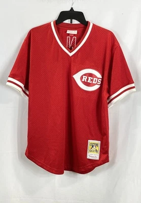 Mitchell & Ness Reds Men Red Johnny Bench #5 Jersey Size L - Image 1 of 4