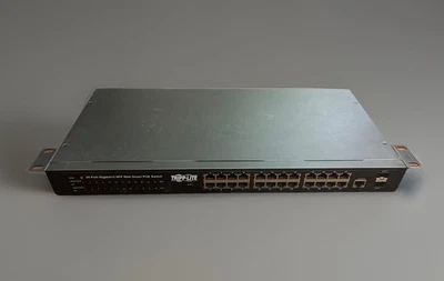 Tripp•Lite 24-Port Gigabit+ 2 SFP Web Smart POE Switch - Image 1 of 4